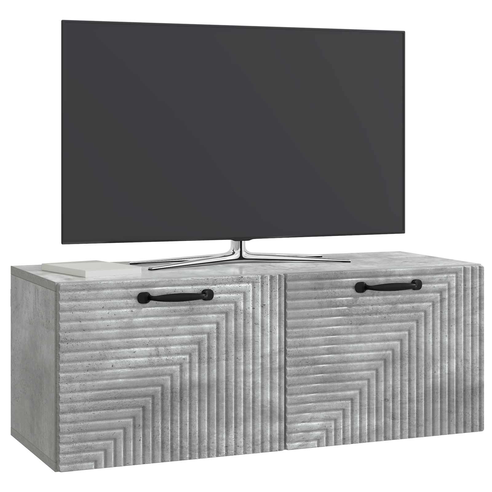 Nástěnná Tv Skříň Nástěnný Betonově Šedá 78,5 X 31 X 30 Cm