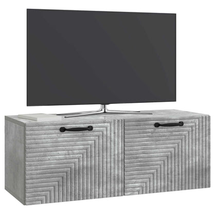 Nástěnná Tv Skříň Nástěnný Betonově Šedá 78,5 X 31 X 30 Cm