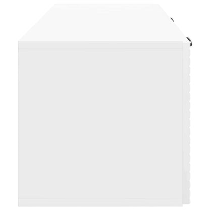 Nástěnná Tv Skříň Bílá S Vysokým Leskem 78,5 X 31 X 30 Cm