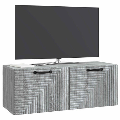 Nástěnná Tv Skříň Nástěnný Šedá Sonoma 78,5 X 31 X 30 Cm