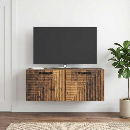 Nástěnná Tv Skříň Nástěnný Staré Dřevo 78,5 X 31 X 30 Cm