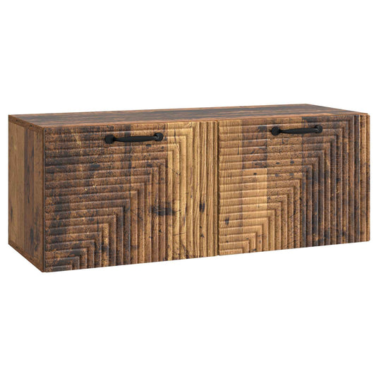 Nástěnná Tv Skříň Nástěnný Staré Dřevo 78,5 X 31 X 30 Cm