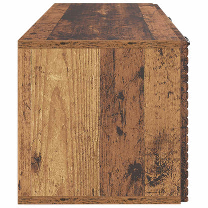 Nástěnná Tv Skříň Nástěnný Staré Dřevo 78,5 X 31 X 30 Cm
