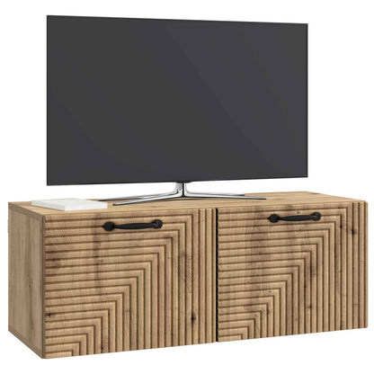 Nástěnná Tv Skříň 78,5 X 31 X 30 Cm Dub Artisan