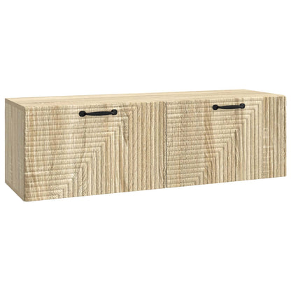 Nástěnná Tv Skříň Dub Sonoma 98 X 31 X 30 Cm Kompozitní Dřevo