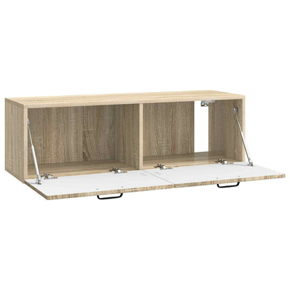 Nástěnná Tv Skříň Dub Sonoma 98 X 31 X 30 Cm Kompozitní Dřevo