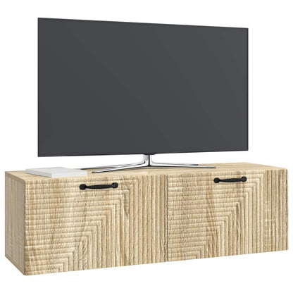 Nástěnná Tv Skříň Dub Sonoma 98 X 31 X 30 Cm Kompozitní Dřevo