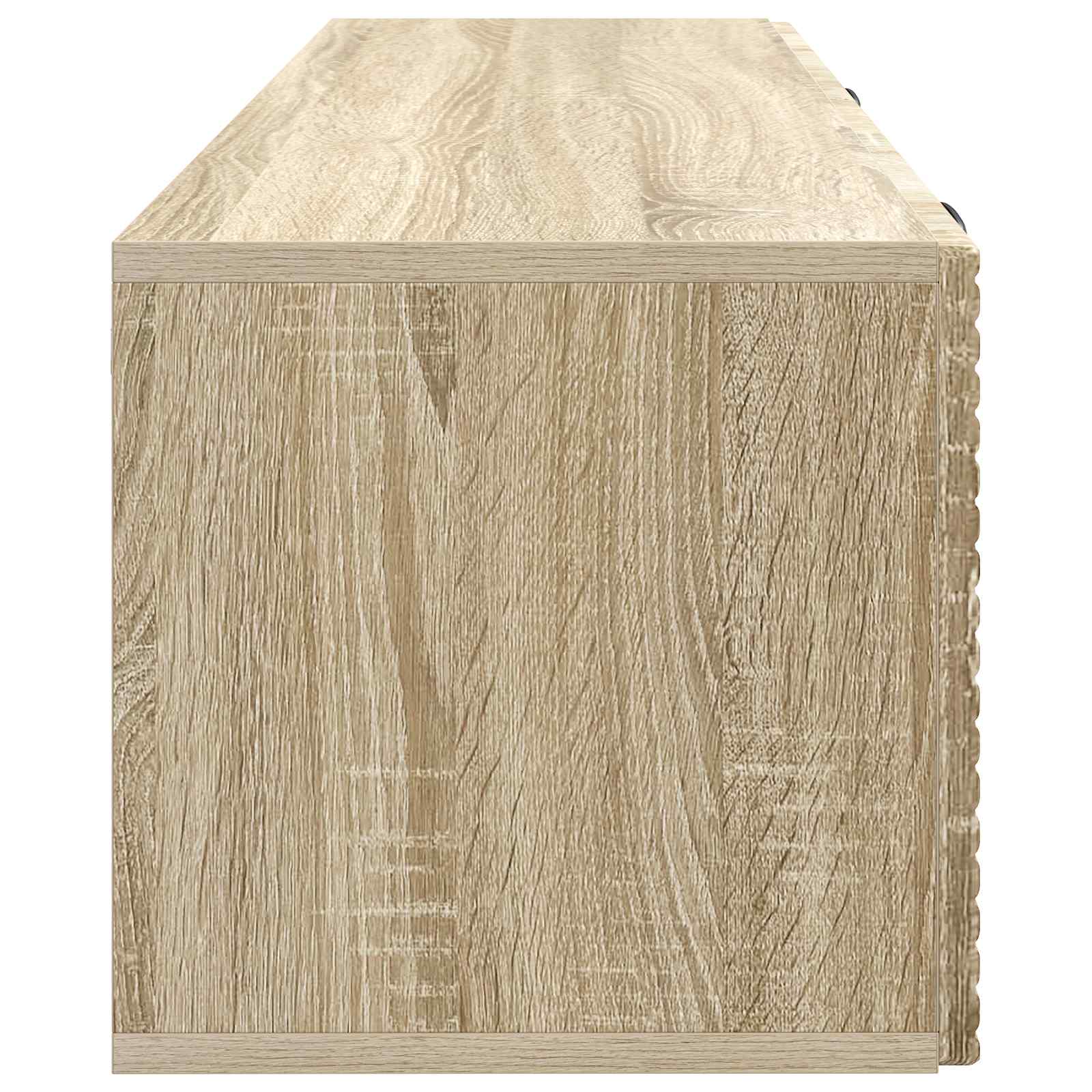 Nástěnná Tv Skříň Dub Sonoma 98 X 31 X 30 Cm Kompozitní Dřevo