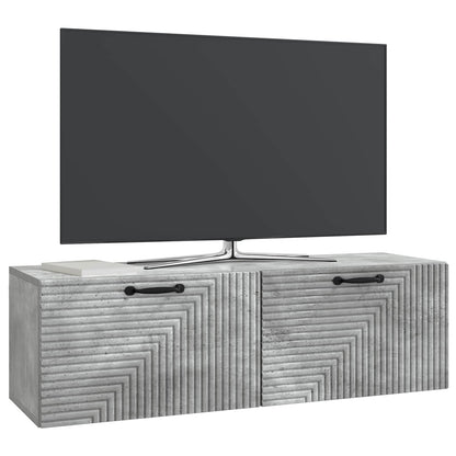 Nástěnná Tv Skříň Nástěnný Betonově Šedá 98 X 31 X 30 Cm
