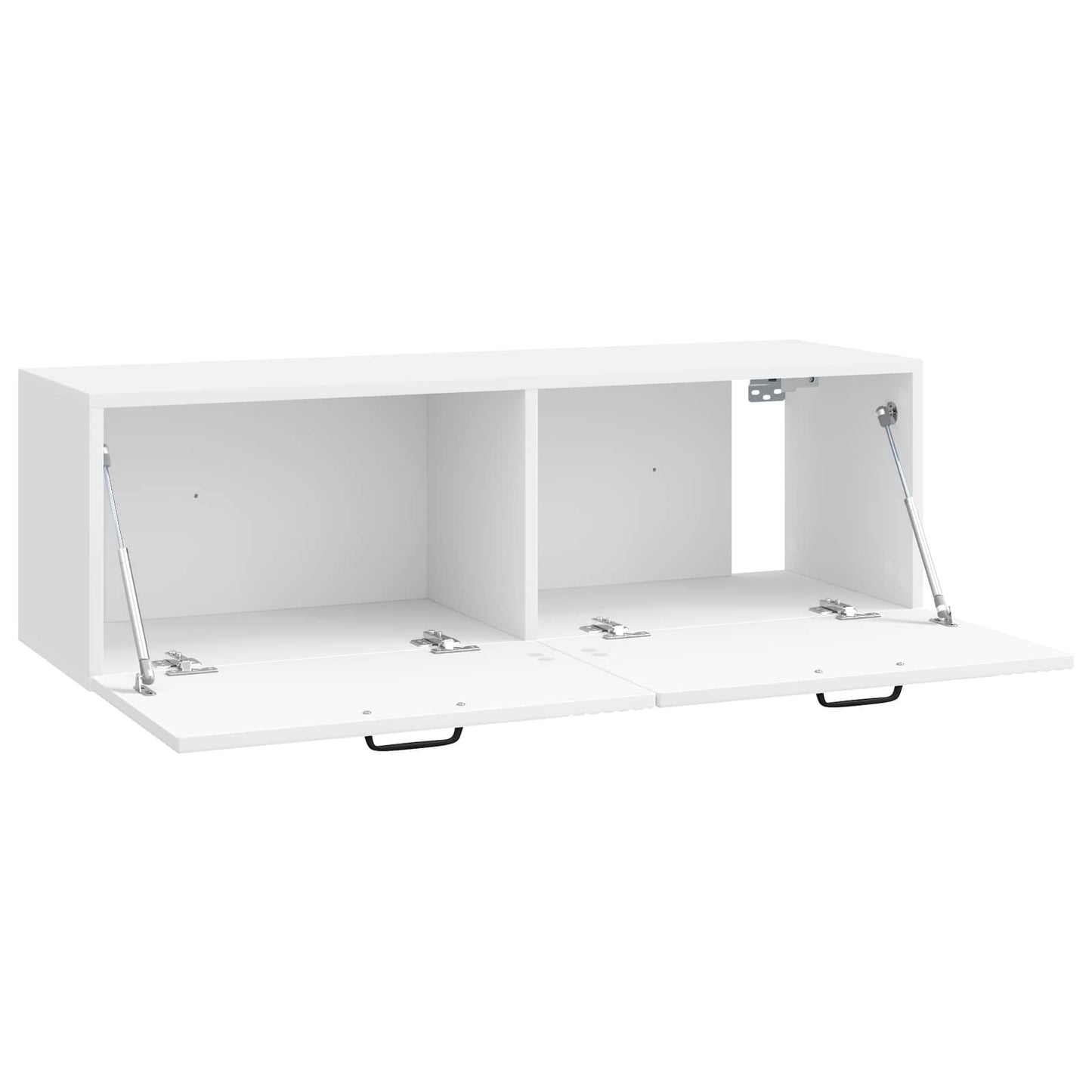 Nástěnná Tv Skříň Bílá S Vysokým Leskem 98 X 31 X 30 Cm