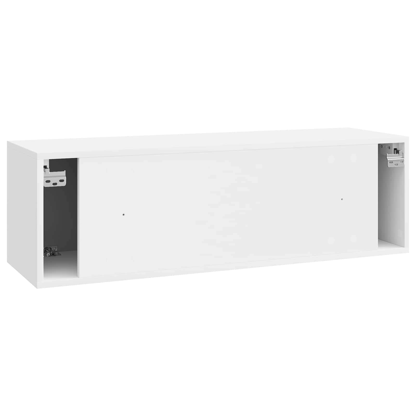 Nástěnná Tv Skříň Bílá S Vysokým Leskem 98 X 31 X 30 Cm