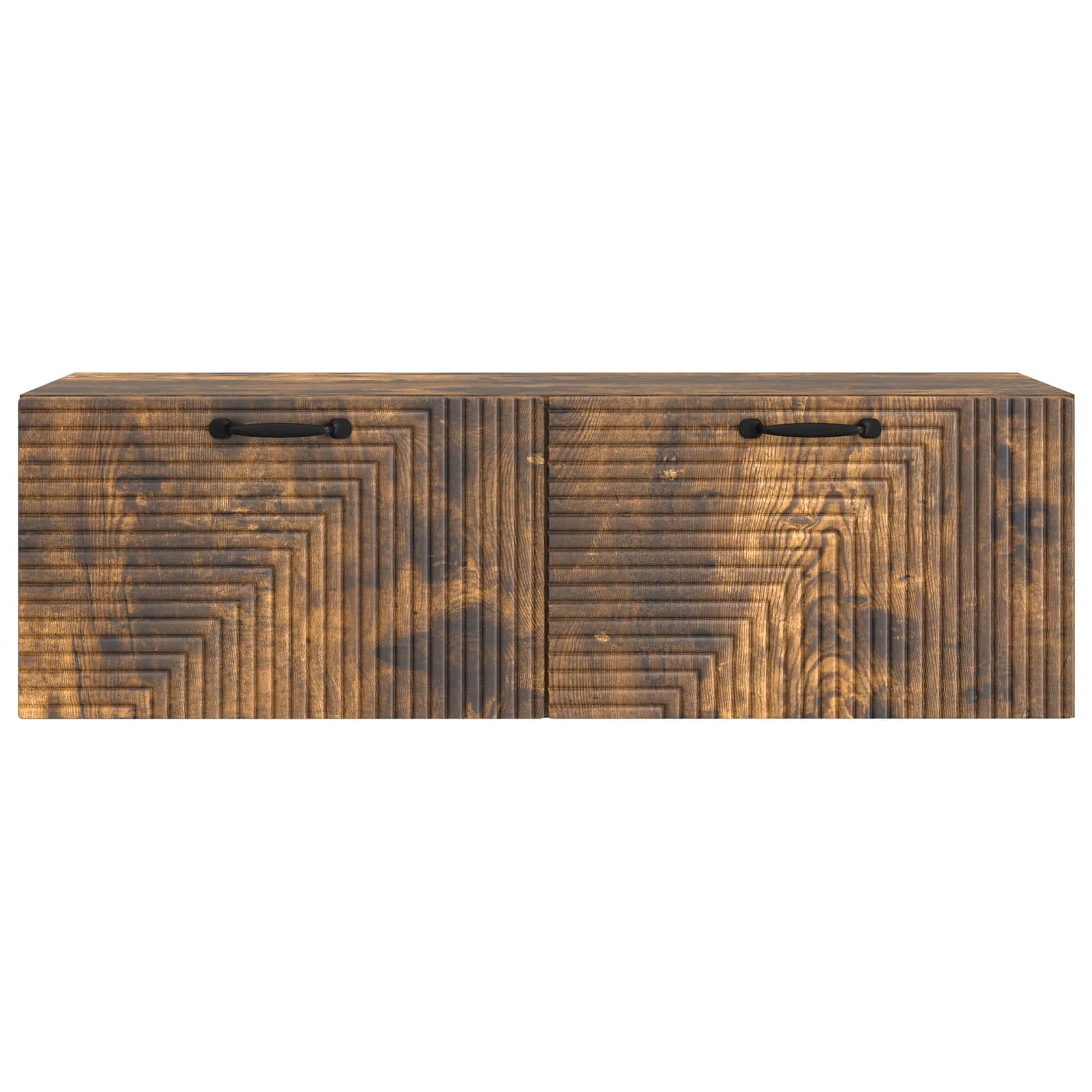 Nástěnná Tv Skříň Kouřový Dub 98 X 31 X 30 Cm Kompozitní Dřevo