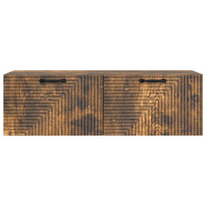 Nástěnná Tv Skříň Kouřový Dub 98 X 31 X 30 Cm Kompozitní Dřevo