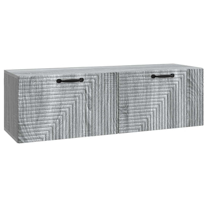 Nástěnná Tv Skříň Šedá Sonoma 98 X 31 X 30 Cm Kompozitní Dřevo