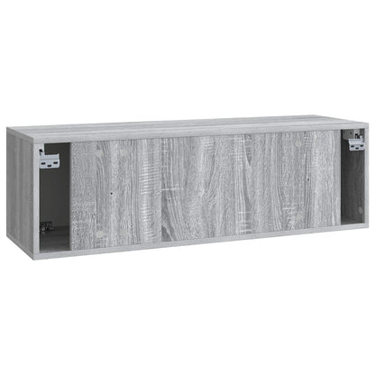 Nástěnná Tv Skříň Šedá Sonoma 98 X 31 X 30 Cm Kompozitní Dřevo