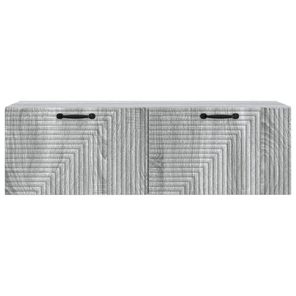 Nástěnná Tv Skříň Šedá Sonoma 98 X 31 X 30 Cm Kompozitní Dřevo