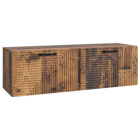 Nástěnná Tv Skříň Staré Dřevo 98 X 31 X 30 Cm Kompozitní Dřevo