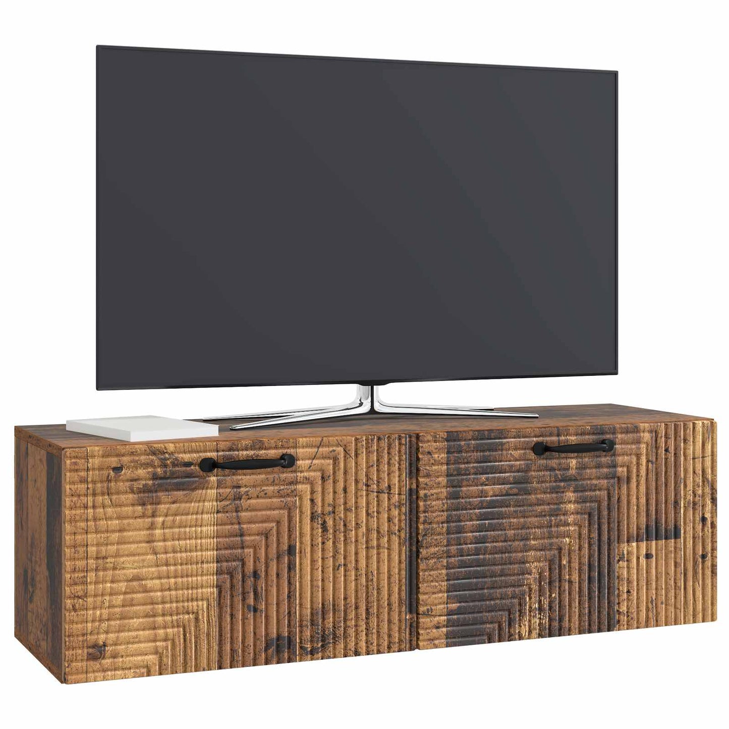 Nástěnná Tv Skříň Staré Dřevo 98 X 31 X 30 Cm Kompozitní Dřevo
