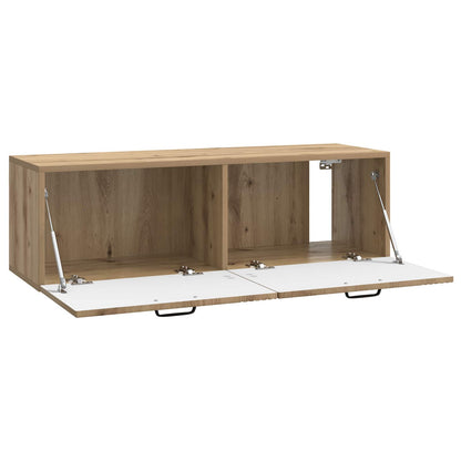 Nástěnná Tv Skříň 98 X 31 X 30 Cm Dub Artisan Kompozitní Dřevo
