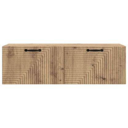Nástěnná Tv Skříň 98 X 31 X 30 Cm Dub Artisan Kompozitní Dřevo