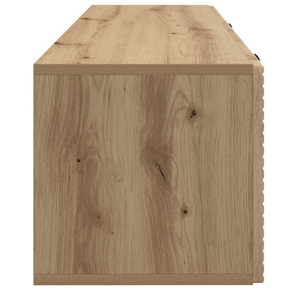 Nástěnná Tv Skříň 98 X 31 X 30 Cm Dub Artisan Kompozitní Dřevo