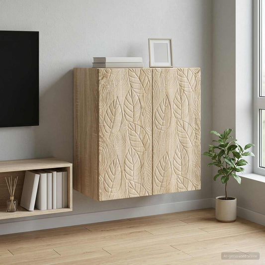 Nástěnná Skříň Dub Sonoma 59 X 31 X 60 Cm Kompozitní Dřevo