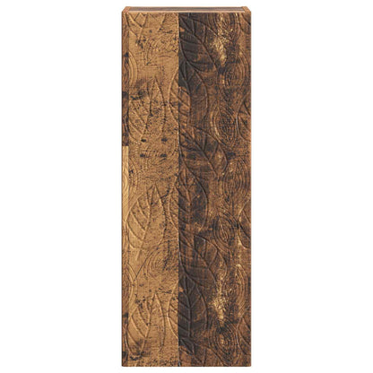 Nástěnná Skříň Staré Dřevo 33 X 34,5 X 90 Cm Kompozitní Dřevo