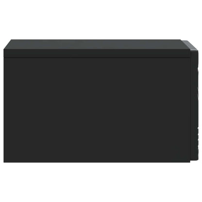 Nástěnný Boční Stůl Černá 34,5 X 33 X 20 Cm Kompozitní Dřevo