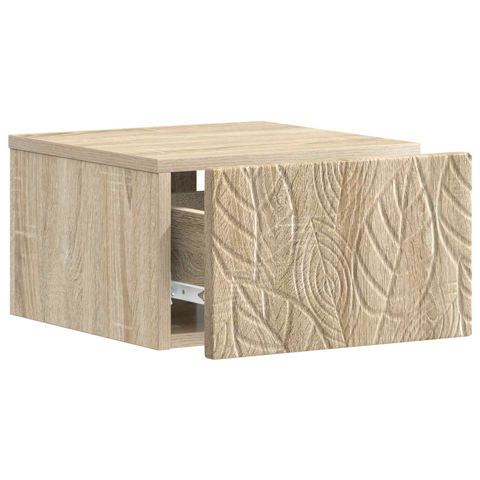 Nástěnný Noční Stolek 2 Pcs Dub Sonoma 49 X 34,5 X 20 Cm