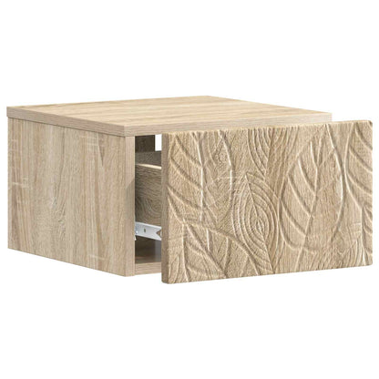 Nástěnný Noční Stolek 2 Pcs Dub Sonoma 49 X 34,5 X 20 Cm