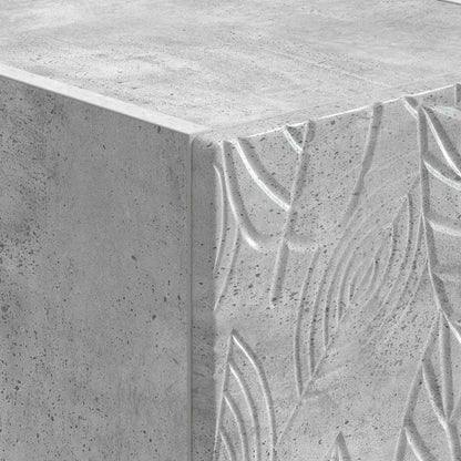 Nástěnný Noční Stolek 2 Pcs Betonově Šedá 49 X 34,5 X 20 Cm