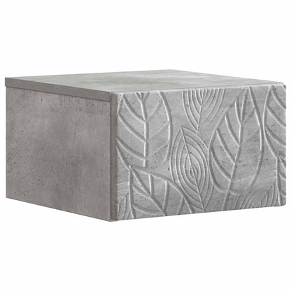Nástěnný Noční Stolek 2 Pcs Betonově Šedá 49 X 34,5 X 20 Cm