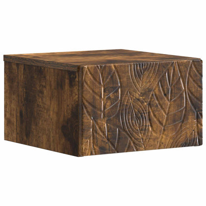 Nástěnný Noční Stolek 2 Pcs Kouřový Dub 49 X 34,5 X 20 Cm