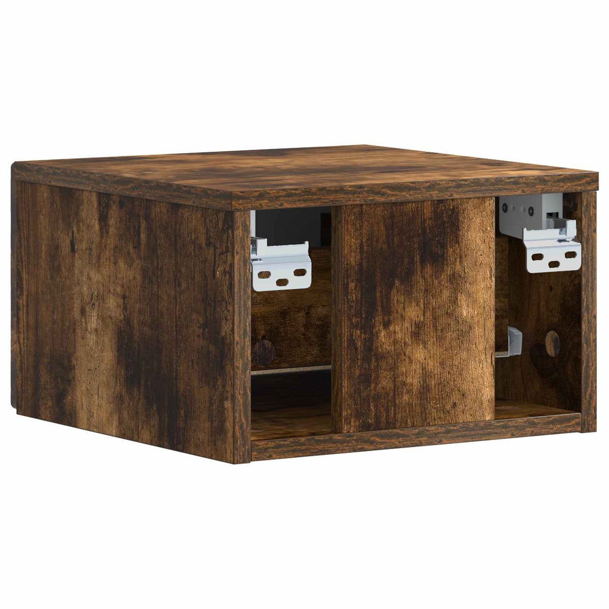 Nástěnný Noční Stolek 2 Pcs Kouřový Dub 49 X 34,5 X 20 Cm