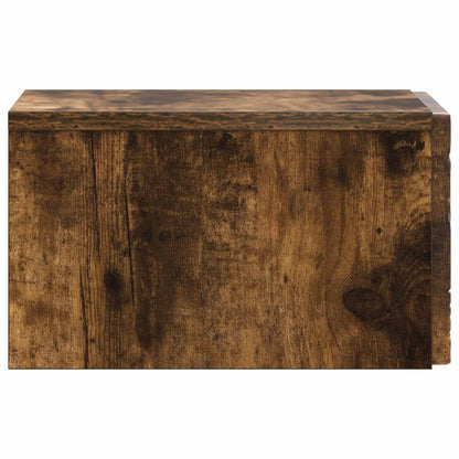 Nástěnný Noční Stolek 2 Pcs Kouřový Dub 49 X 34,5 X 20 Cm