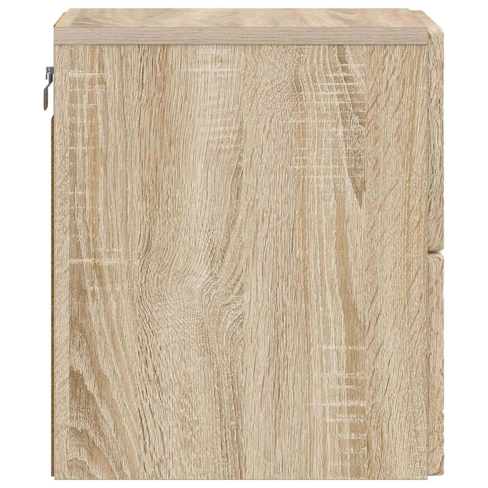 Nástěnný Noční Stolek 2 Pcs Dub Sonoma 34,5 X 33 X 40 Cm