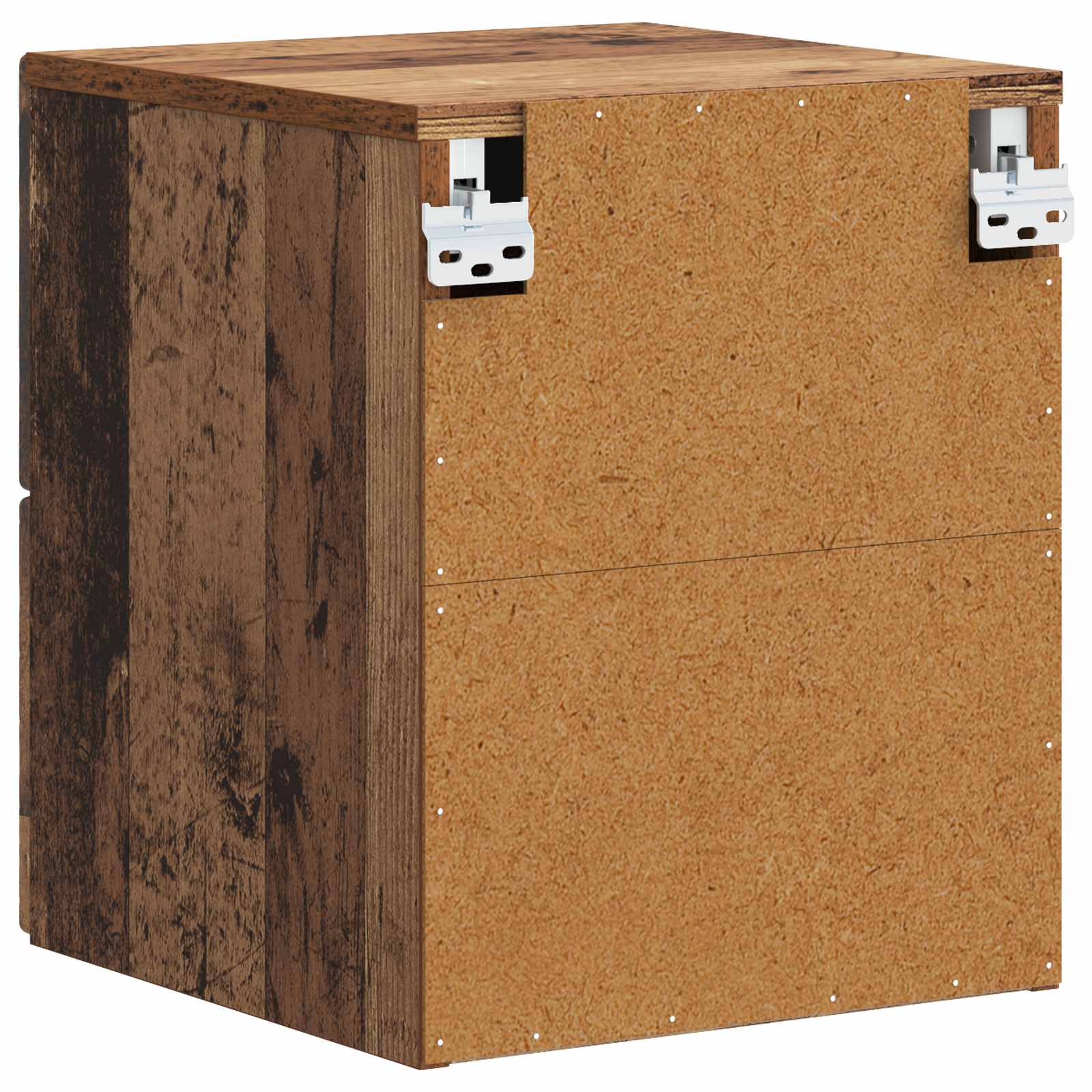 Nástěnný Noční Stolek 2 Pcs Staré Dřevo 34,5 X 33 X 40 Cm