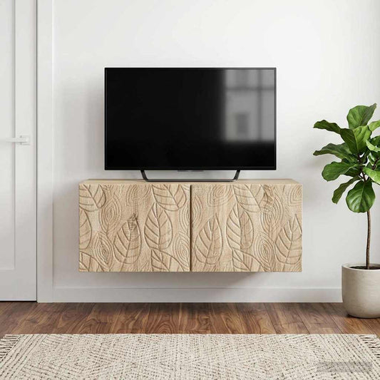 Nástěnná Tv Skříň 59,5 X 41 X 30 Cm Dub Sonoma Kompozitní Dřevo