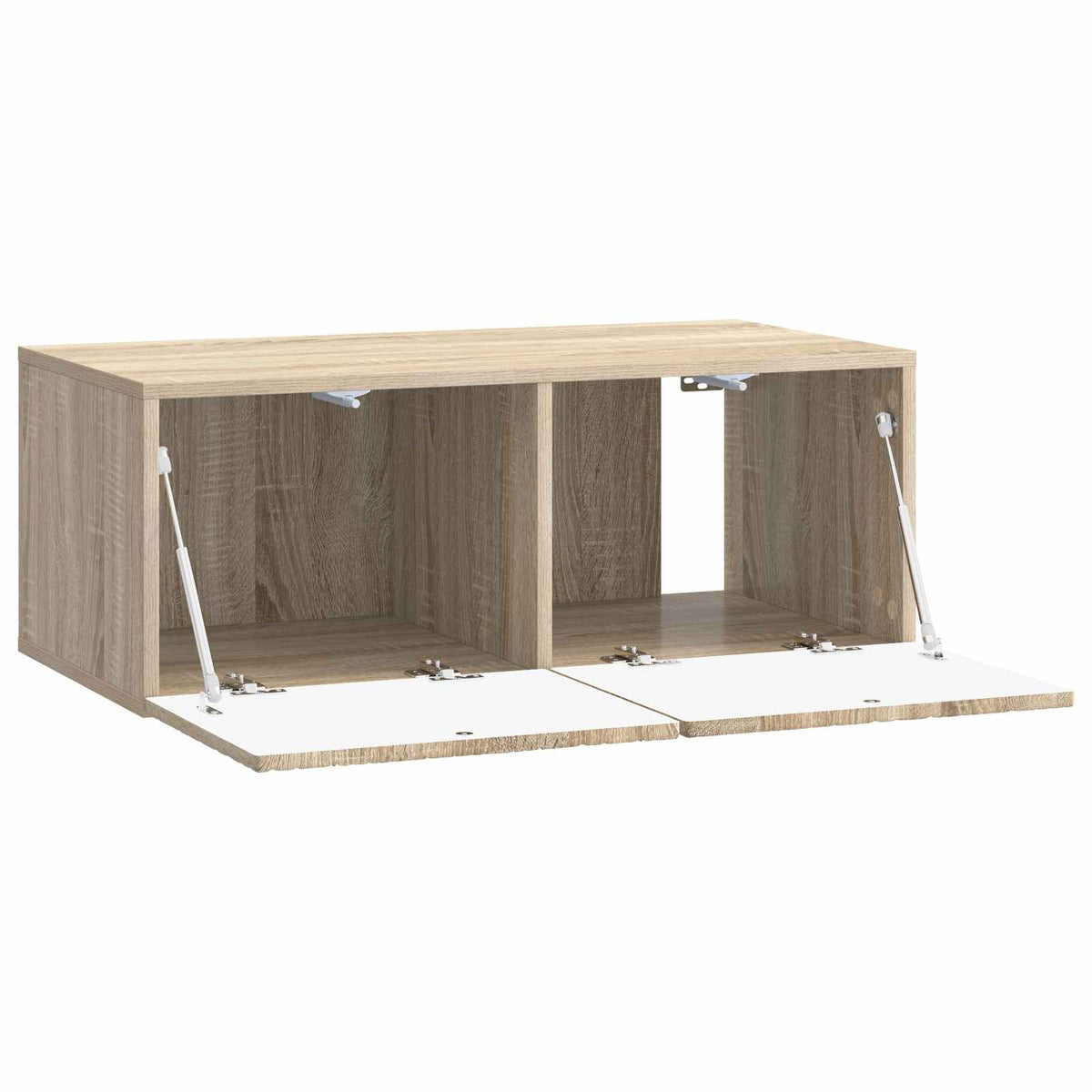 Nástěnná Tv Skříň 59,5 X 41 X 30 Cm Dub Sonoma Kompozitní Dřevo