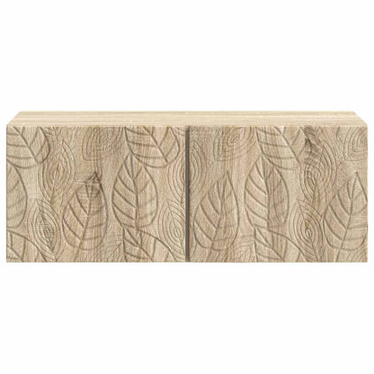 Nástěnná Tv Skříň 59,5 X 41 X 30 Cm Dub Sonoma Kompozitní Dřevo