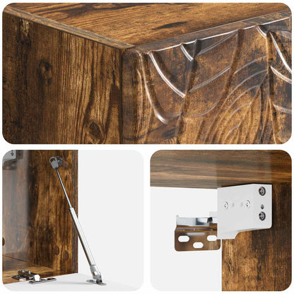 Nástěnná Tv Skříň 59,5 X 41 X 30 Cm Kouřový Dub