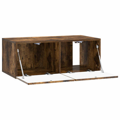 Nástěnná Tv Skříň 59,5 X 41 X 30 Cm Kouřový Dub