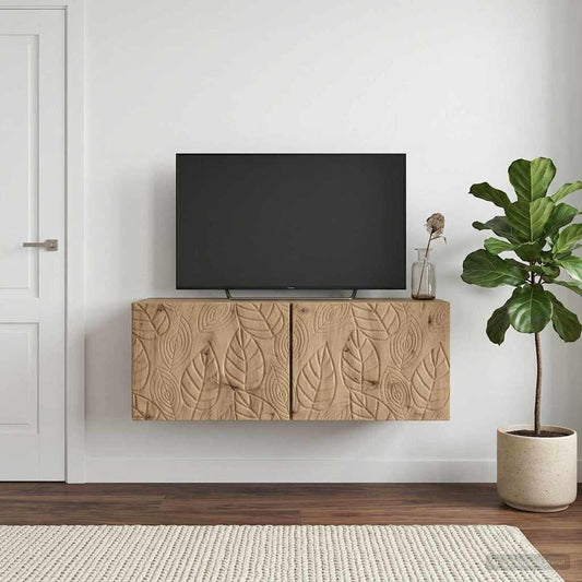 Nástěnná Tv Skříň 59,5 X 41 X 30 Cm Dub Artisan