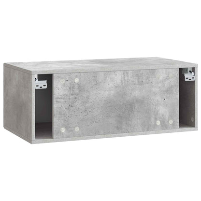 Nástěnná Tv Skříň 78,5 X 41 X 30 Cm Betonově Šedá