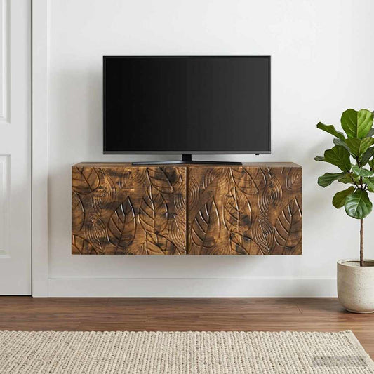 Nástěnná Tv Skříň 78,5 X 41 X 30 Cm Kouřový Dub