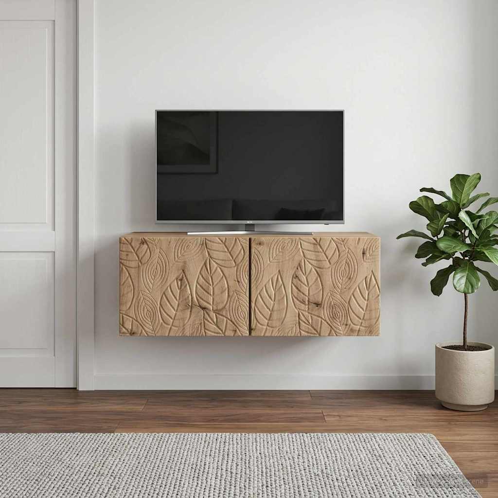 Nástěnná Tv Skříň 78,5 X 41 X 30 Cm Dub Artisan
