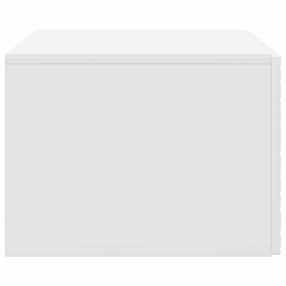 Nástěnná Tv Skříň 98 X 41 X 30 Cm Bílá S Vysokým Leskem