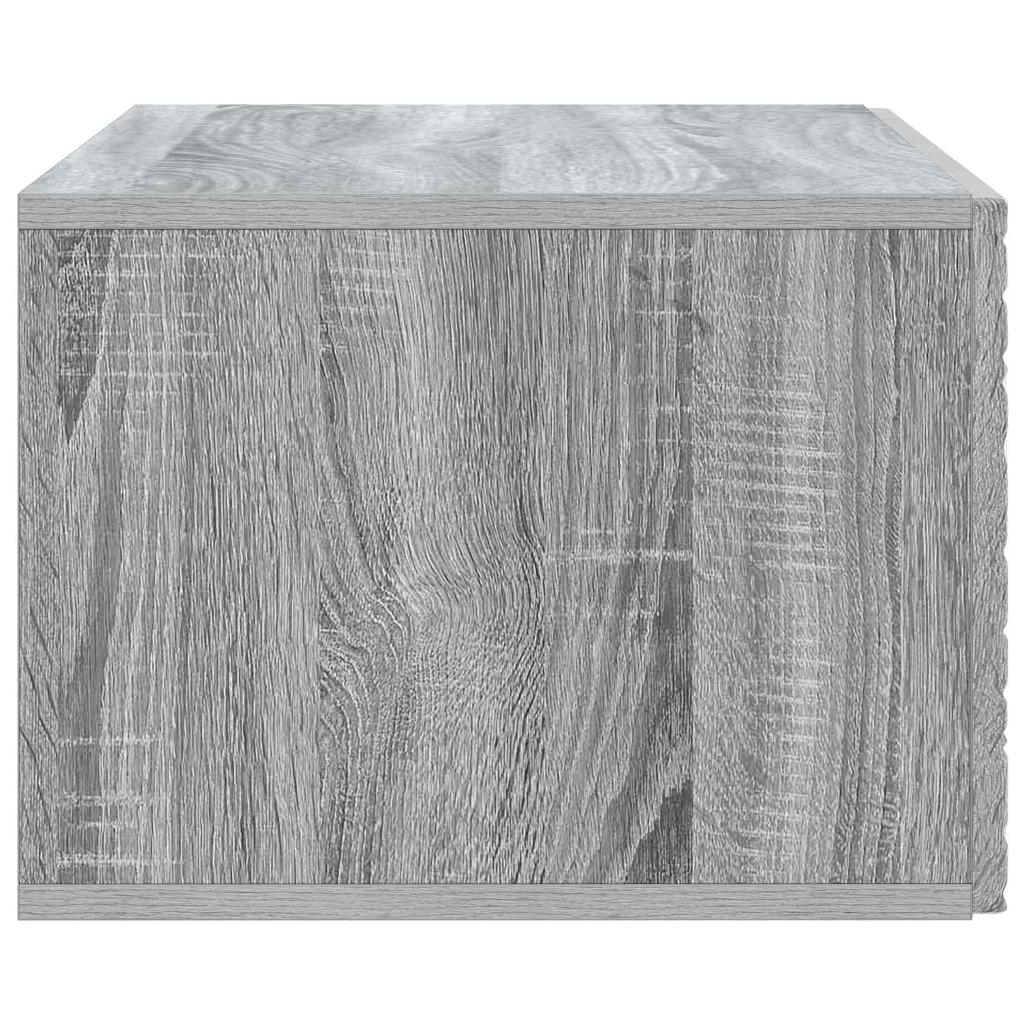 Nástěnná Tv Skříň 59,5 X 31 Cm Šedý Sonoma Kompozitní Dřevo