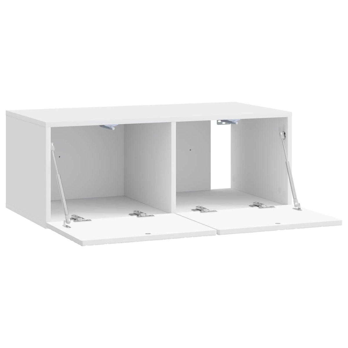 Nástěnná Tv Skříň 78,5 X 31 Cm Bílá Kompozitní Dřevo Nástěnný