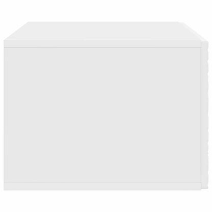 Nástěnná Tv Skříň 78,5 X 31 Cm Bílá Kompozitní Dřevo Nástěnný
